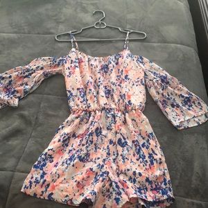 Laurel Chelsea Peach (off the shoulder romper)